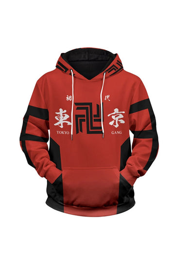 Anime Tokyo Revengers Sudadera 3D Impreso Cosplay Disfraz Halloween Carnaval hombre diario Traje